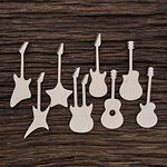 AmericanElm Wooden Guitar Shape for Crafts and Decoration - Laser Cut - Guitar Decor - Miniature Guitar