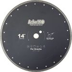 Archer PRO 14" in. Narrow Turbo Rim Diamond Blades for Cutting Granite, Stone, Masonry, Counter-top slabs