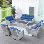 HUMMUH Outdoor Patio Furniture Set 