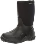 Bogs Women's Classic Mid Waterproof Insulated Boot,Black,6 M US