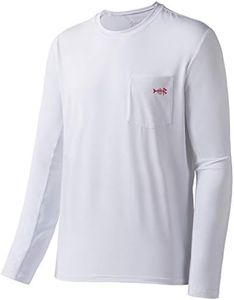 Bassdash Men’s UPF 50+ Performance Long Sleeve T-Shirt UV Sun Protection Fishing Hiking Sports Shirts