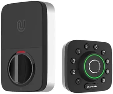 ULTRALOQ U-Bolt Pro WiFi Smart Lock with Door Sensor, 6-in-1 Keyless Entry Door Lock with Built-in WiFi, Bluetooth, Fingerprint and Keypad, Smart Lock Front Door, ANSI Grade 1 Certified