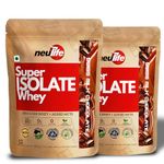 PROCEL Neulife Super Isolate Whey | Next-Gen Whey Isolate Protein Powder For Biohackers 900G(450G X 2) (Swiss Milk Chocolate)