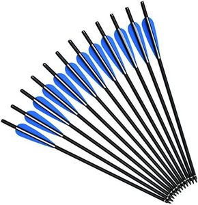 Nika Archery 16 Crossbow Bolts Fiberglass Arrows for Target Hunting Outdoor Sport 12pcs/lot