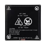 3D Printer Hot Bed 3D Printer Aluminum Build Plate Heated Bed 12V MK3 Heatbed 220 X 220 X 3mm