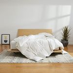 Brooklinen Down Comforter for Full / Queen Size Bed - Hypoallergenic All-Season Warmth Duvet Insert