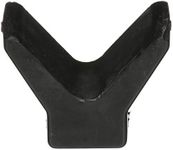 Seachoice Molded Y Bow Stop, Black, Boat Trailer, 3 in. X 3 in. X 1/2 in.