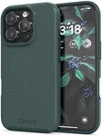 Crave Dual Guard Compatible with iPhone 16 Pro Case, Compatible with MagSafe Shockproof Protection Dual Layer Case for Apple iPhone 16 Pro (6.3") - Forest Green