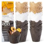 Katbite Tulip Cupcake Liners 200PCS, Muffin Baking Cupcake Liners Holders, Baking Cups, Cupcake Wrapper for Party, Wedding, Birthday, Christmas Cupcake Liners