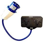 Generator Fly Lead 16 Amp Twin 13 Amp Socket 240v 230v Converter Hook Up Cable