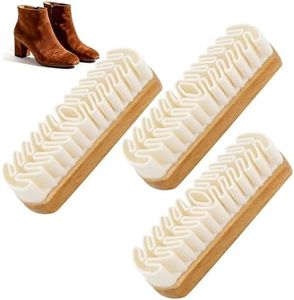 Suede Shoe Brush, Upgrade Rubber Shoe Brush for Cleaning Polish Eraser Suede Brush for Shoes Boots Sneakers Bags Jacket Purse Sofa (3pcs)