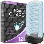 HONEYBULL Mouth Guard for Grinding Teeth [12 Pack - Thick] 1 Size for Heavy Grinding | Comfortable Custom Mouth Guard for Clenching Teeth at Night, Bruxism, Whitening Tray & Guard…