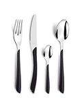 Amefa ECLAT 24-Piece Cutlery Set, Black