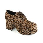 Ellie Shoes Men's Platform, Leopard, Medium UK