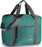 F.FETIVIN Personal item travel bag 18x14x8 for Spirit Airlines Lightweight carry on duffle bag waterproof for Gym,Sports,Vacation, Dark Green