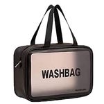 Handcuffs Wash Bags Organizer For Men & Women Toiletry Bag Large Capacity Cosmetic Bag Organiser (Black), 20 MM