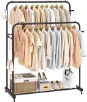 Laiensia Double Rods Garment Rack w