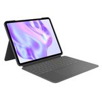 Logitech Combo Touch iPad Pro 13-inch (M4 , M5)(2024 , 2025) Keyboard Case - Detachable backlit keyboard,comfortable, QWERTY UK English Layout - Graphite