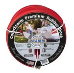 Dramm 17001 Colorstorm Premium 50-Foot-By-5/8-Inch Rubber Garden Hose, Red