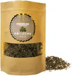 Cure wid Pure Organic Wormwood Herb Dried Cut & Sifted 4oz/114g - Artemisia Absinthium - Non-GMO,Preservative & Additives Free Wormwood Tea In Eco Friendly Resealable Pouch Traditional Herbal Remedy