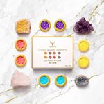 ComfyCozy Crystal Shower Steamers Luxury Gift Set | Bath Spa Relaxation Beauty Self Care Gifts For Women Mum Her Him | 8*45g Vegan Organic Shower Bombs | Pampering Birthday Relaxing Presents Hampers