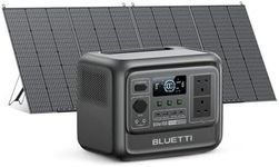 BLUETTI Solar Generator Elite 100 V2 (2025 New) with 350W Solar Panel Included, 1024Wh Portable Power Station w/ 4 1800W AC Outlets, 35% Smaller, Ideal for Camping, Emergencies, Backup Power