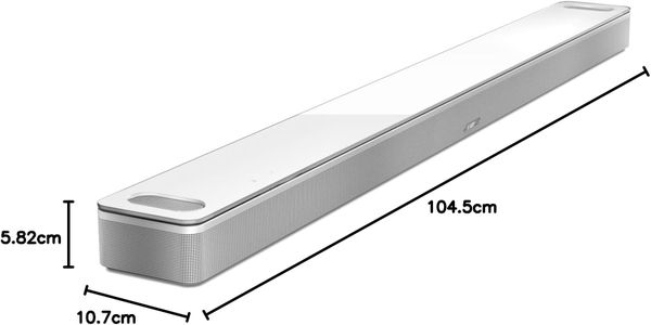 Bose Smart Ultra Soundbar – White Wireless Home Theater Speaker