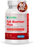 LaPura Fat Burner Plus - Weight Loss Support, Appetite Suppressant, Energy Booster, Premium Formula - Green Tea & Green Coffee Bean Extract, Cinnamon Bark Powder