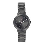 Fastrack Pulse Quartz Analog Black Dial Stainless Steel Strap Watch for Girls-6150NM01