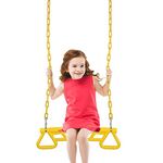 Toy Park Gym Ring Bar/Gym Trapeze Ring for Kids/Adults Trapeze Bar