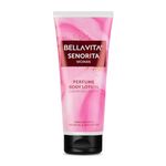 Bella Vita Luxury Senorita Woman Perfume Body Lotion for Nourishing, Hydrating, Soft, Supple,Healthy Skin with Argan Oil and Shea Butter 200 Ml