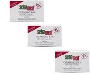 Sebamed Cleansing bar for Men and Women,100g - Pack of(3 * 100g) (3 x 100 g)