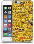 Official Emoji Cat Full Patterns Soft Gel Case Compatible for Apple iPhone 6 Plus/iPhone 6s Plus