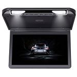 RoverOne 13.3inch Roof Mount Car Monitor with HDMI SD USB IR FM Speaker 120°Rotating Screen Overhead Video