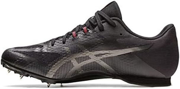 ASICS Unisex Hyper MD 8 Track & Field Shoes, 7.5M / 9W, Black/Gunmetal