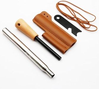 Fire Starter Survival Tool Starting Kit,Outdoor Survival Kit, Flint with a Fire Blowing Stick Perfect for Camping, Hiking, Hunting, and Outdoor Survival Gear