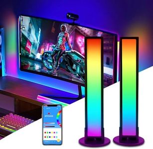 Bonlux Barra de Luz LED, Barra de Luz RGB Lámpara de Ambiente para Juegos con Múltiples Efectos de Iluminación y Modos de Música para Sala de Juegos, PC, TV, Control de App RGB Luces de Ambiente