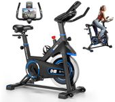 Exercise Bike, DMASUN Classic Brake Pad Stationary Bike for Home with 300 LBS Capacity, Indoor Bike with Comfortable Seat Cushion, Digital Display with Pulse