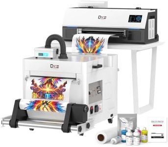 DXZ A3 DTF Printer with Shaker Oven & Air Purifier, High-Speed with F1080 Printhead, 4.5” LED Multi-Function Touch Screen, 13'' Apparel Printer T-Shirt Printing, 2-Year Ink Included