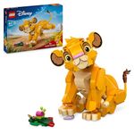 LEGO Disney Simba the Lion King Cub Building Toy for 6 Plus Year Old Girls & Boys, Construction Figure Playset, 1994 Movie Memorabilia Set, Gift Idea for Kids 43243