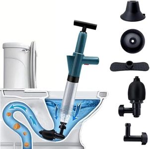 Toilet Plunger Air Drain Blaster: Power Air Plunger for Toilet, Speetop High Pressure Drain Plumb Plunger Gun, Stainless Steel Air Plungers, Sink Plunger, for Toilets,Kitchens,Bathrooms