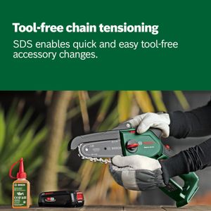 Bosch 18V Mini Chain Saw – Cordless Compact Pruning Tool