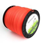 String Trimmer Line for String Trimmer, Heavy Duty Round Trimmer Line 0.105 Inch 492 ft 5 lb Spool Compatible with Most of String Trimmers, Weed Eater String for Home/Residential Use (Orange)