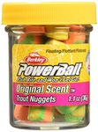 Berkley BPNRB PowerBait Biodegradable Power Nuggets, Rainbow, 1.1-Ounce