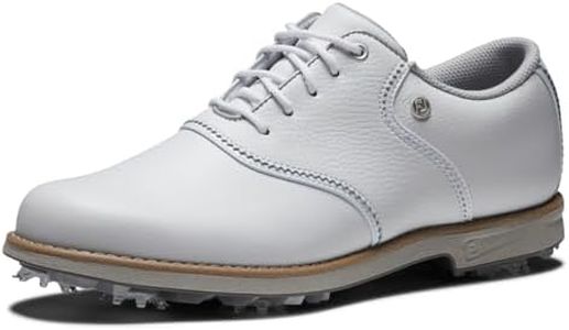 FootJoy Women's Premiere Series - Bel Air Golf Shoe, White/White, 8