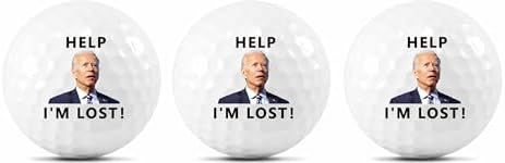 Lymhy 3 Pack Biden Golf Balls Funny