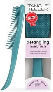 Tangle Teezer Ultimate Detangler Brush for Wet & Dry Hair, Eliminates Knots & Reduces Breakage for Straight to Wavy Hair Types, Transformative Teal