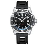 PHOIBOS Leviathan PY032 500M Automatic Diver Watch, Black, 6 to 10 inches, PHOIBOS LEVIATHAN