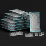 Tuffking Tattoo Ink Caps, Professional Ink Cups for Tattoos Artists Supplies, Disposable Ink Cap Game Changer for Tattoo Accessories, 50Pack 10-in-1 Individually Sealed & Sterile (Medium, Count, 500)