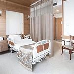 Hospital Curtain Cubicle Flame Resistance Medical Curtain Bed Divider for Medical, SPA,Clinic, Living Room, School Nursery- Grey 1*(5f Widet x8ft Tall)